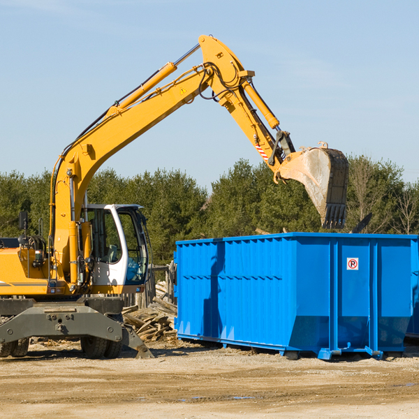 what size residential dumpster rentals are available in Auxvasse Missouri